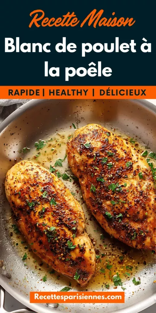 blanc de poulet cuisson parfaite