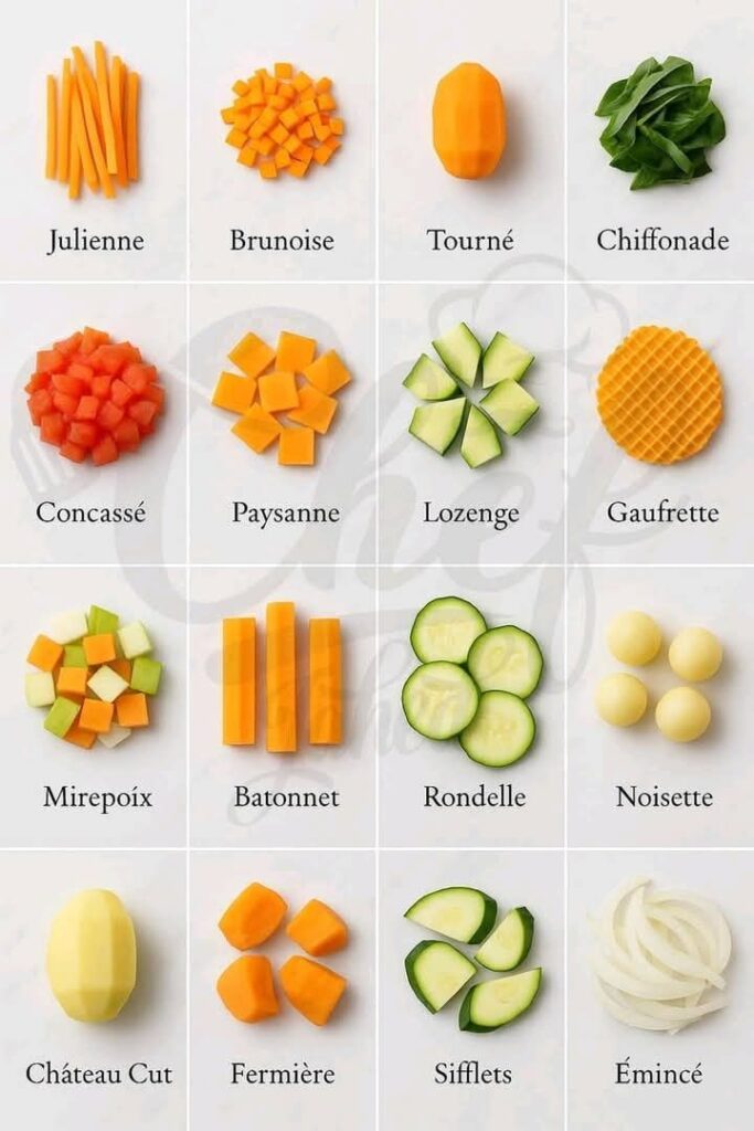 techniques pour préparer légumes