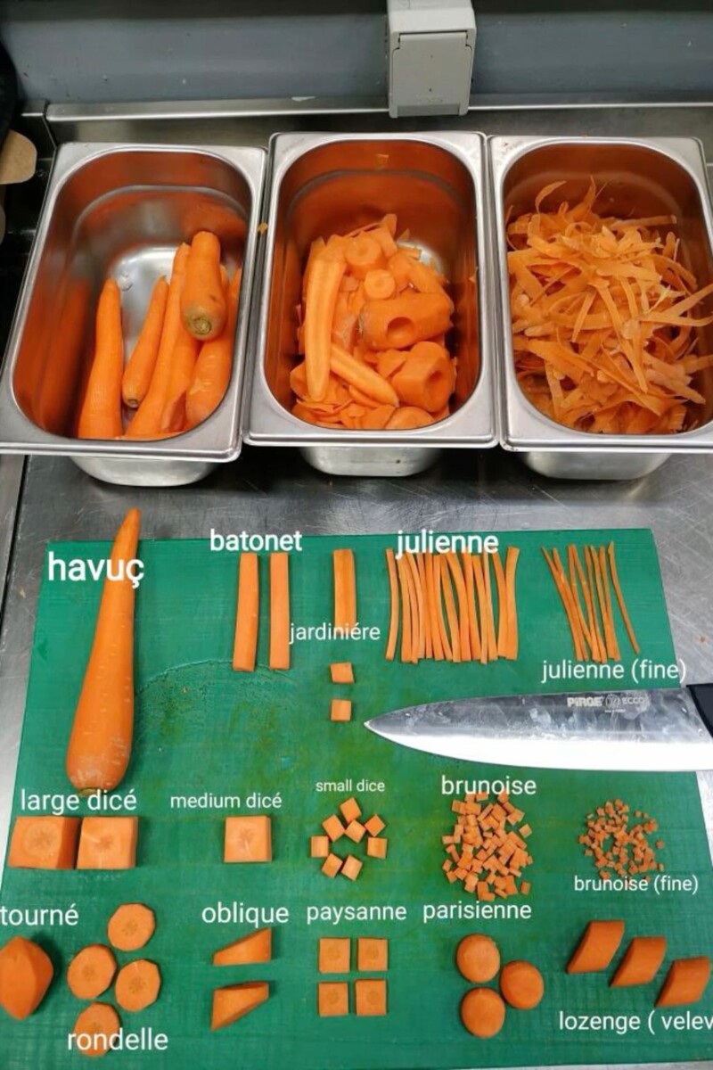 techniques pour préparer légumes