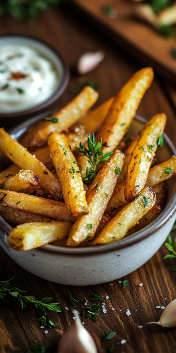 Frites croustillantes patate douce