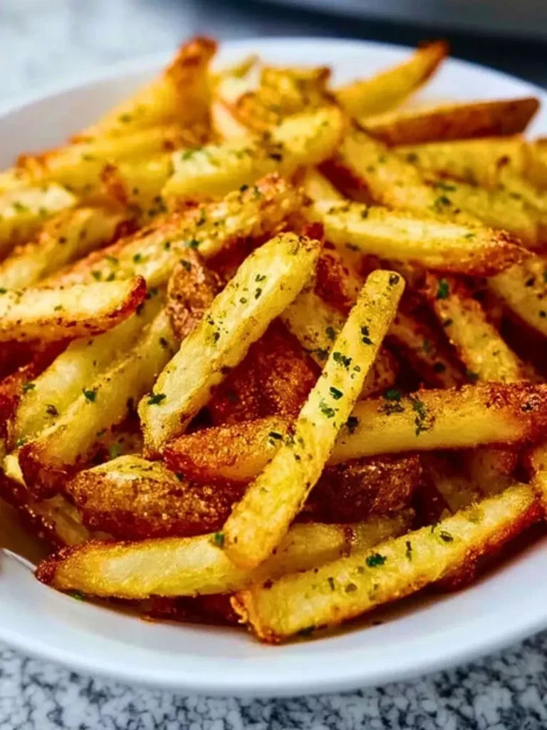 Patate douce frites croustillantes