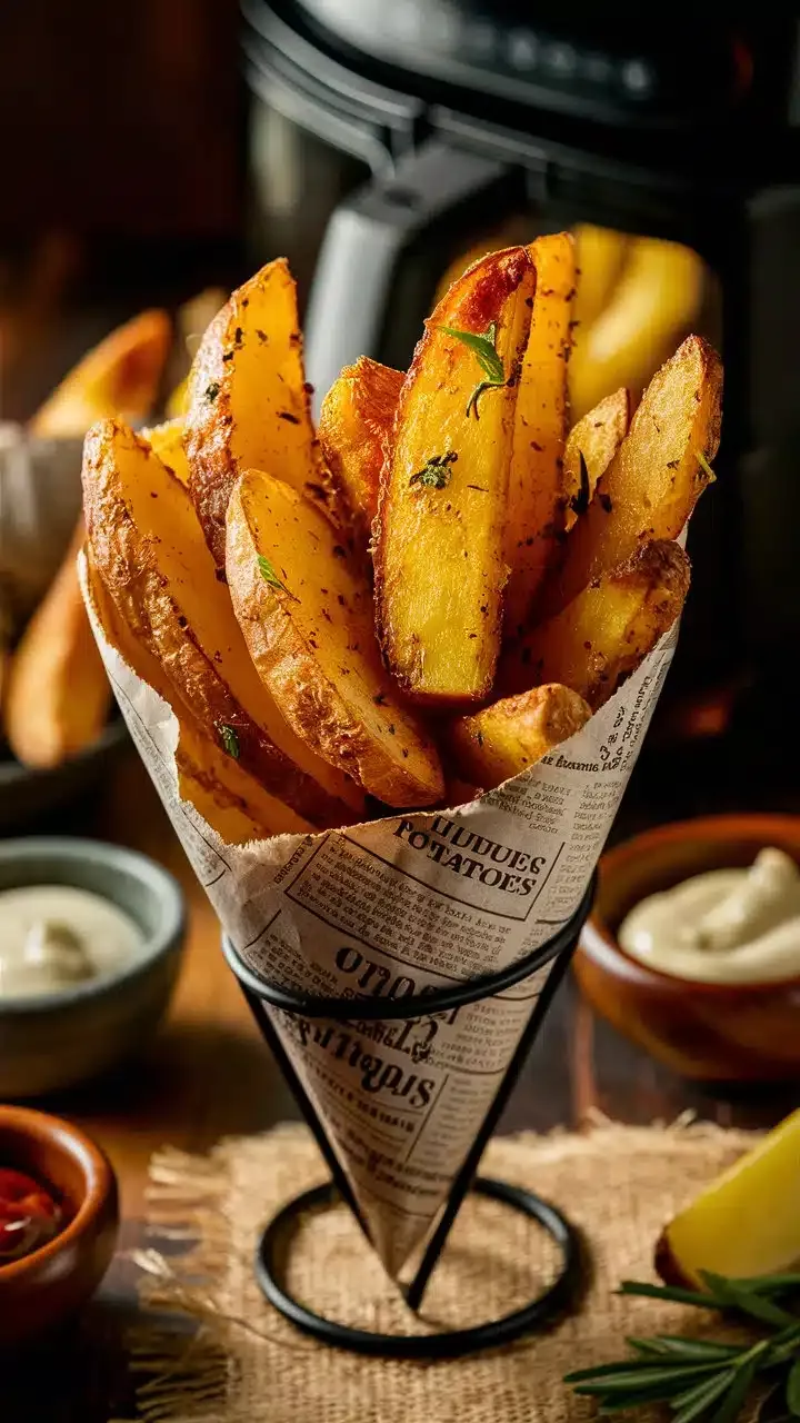 Patate douce frites croustillantes