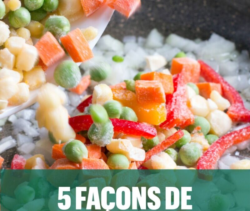 Légumes surgelés : réussir leur cuisson à la poêle, au four, à l’air fryer ou à la vapeur
