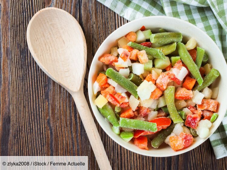 Légumes surgelés à la poêle