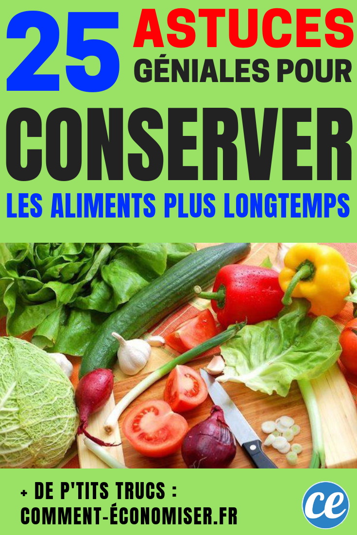 Astuces conservation légumes
