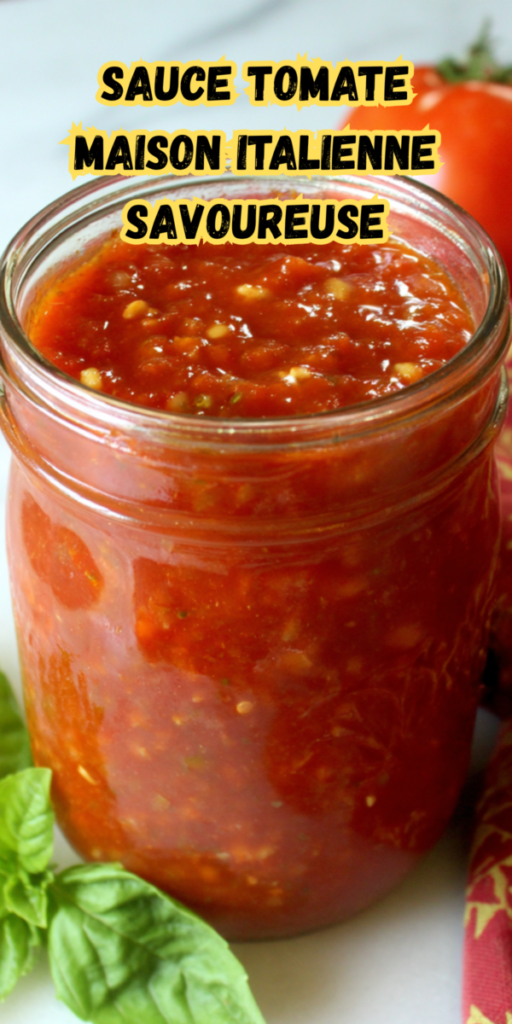 préparation sauce tomate maison