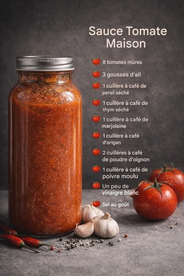 préparation sauce tomate maison