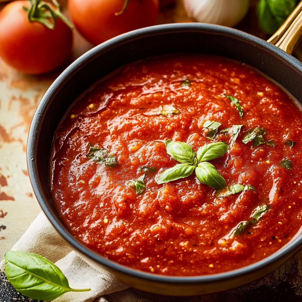 préparation sauce tomate maison