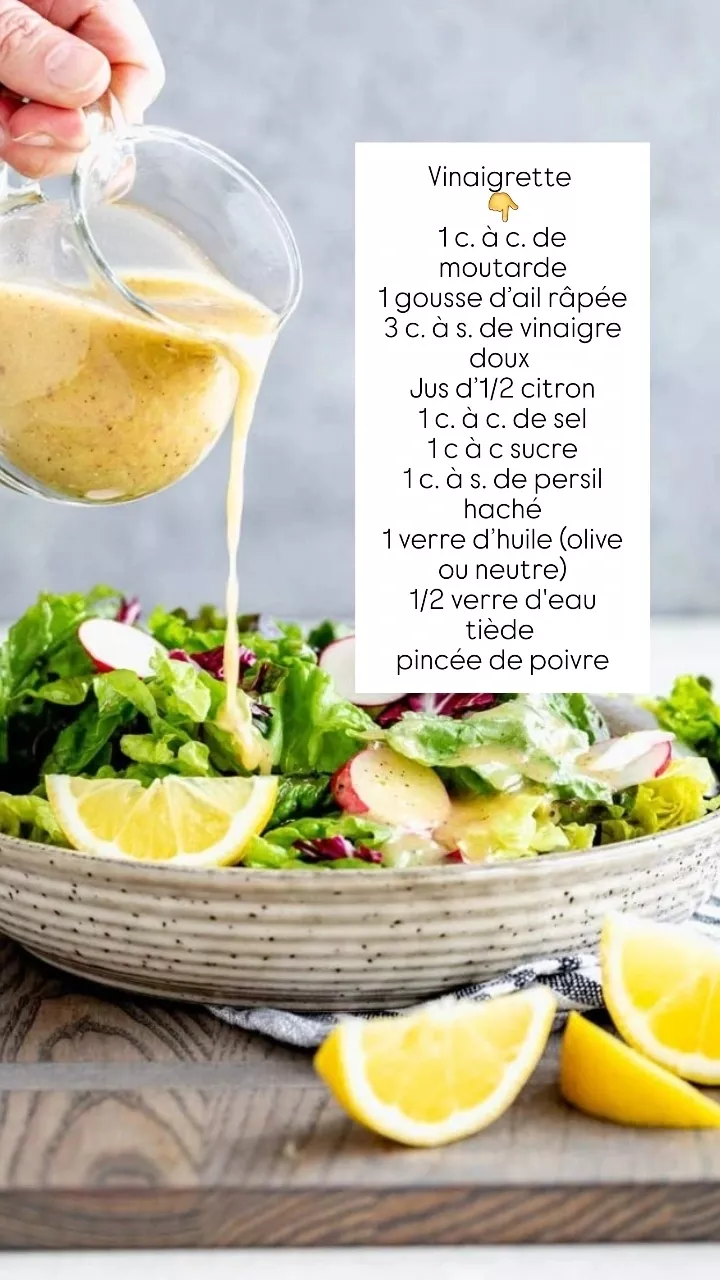 recette vinaigrettes maison