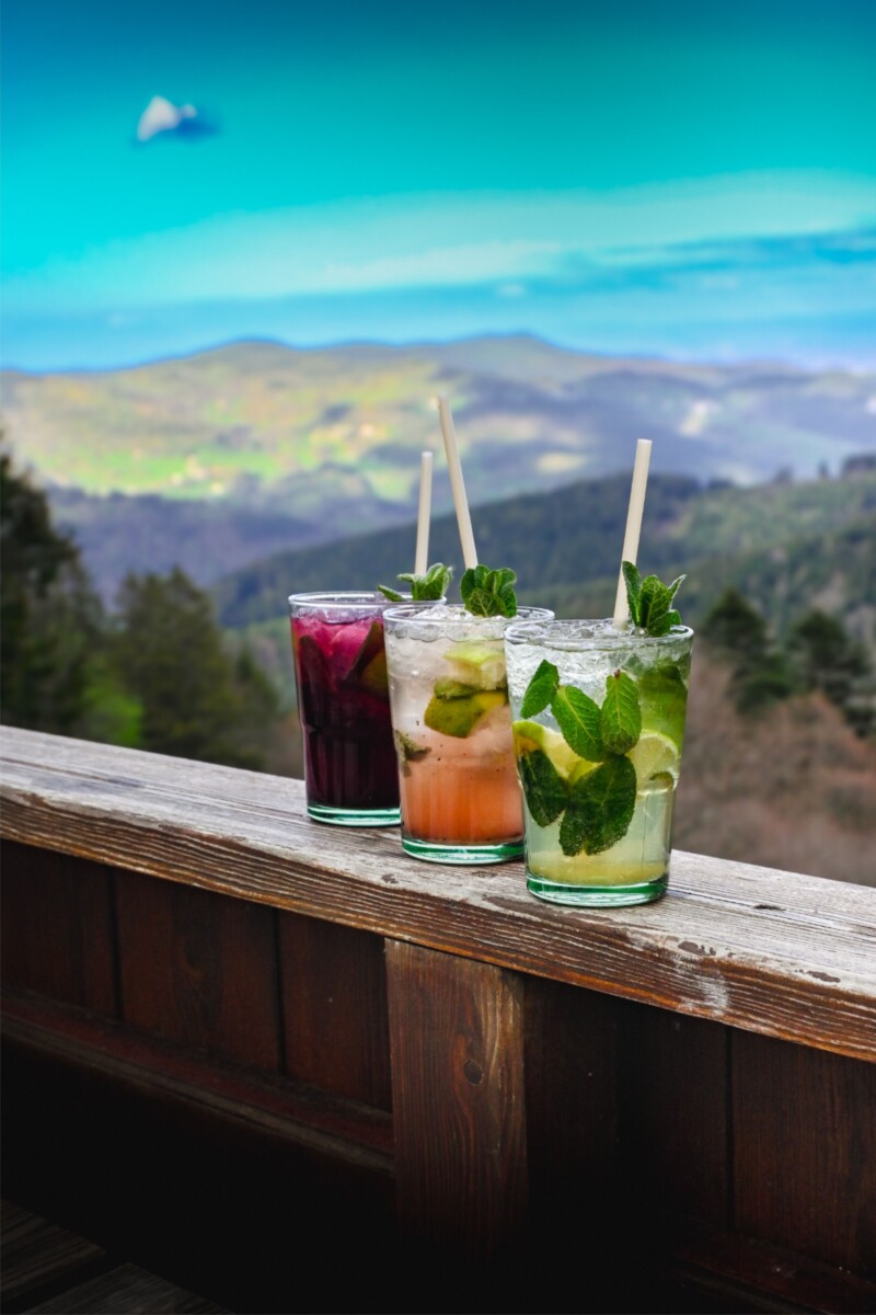 Sirop maison mixologie montagne