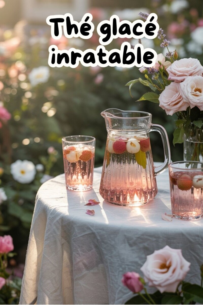 recette thé glacé maison