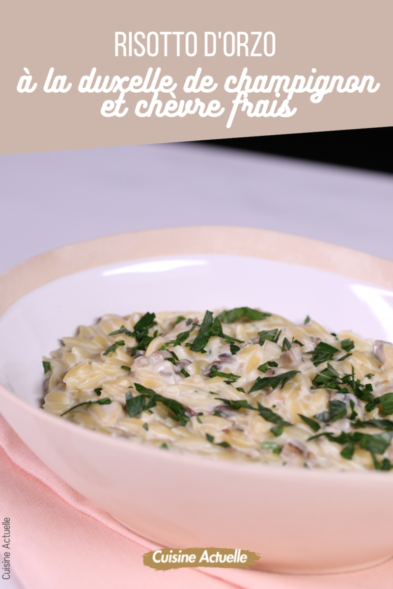 recette avec duxelle champignon