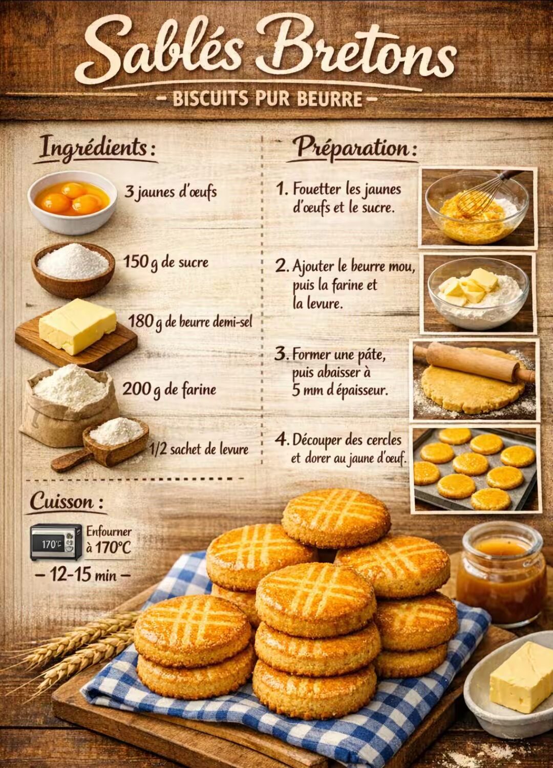Sablés bretons traditionnels