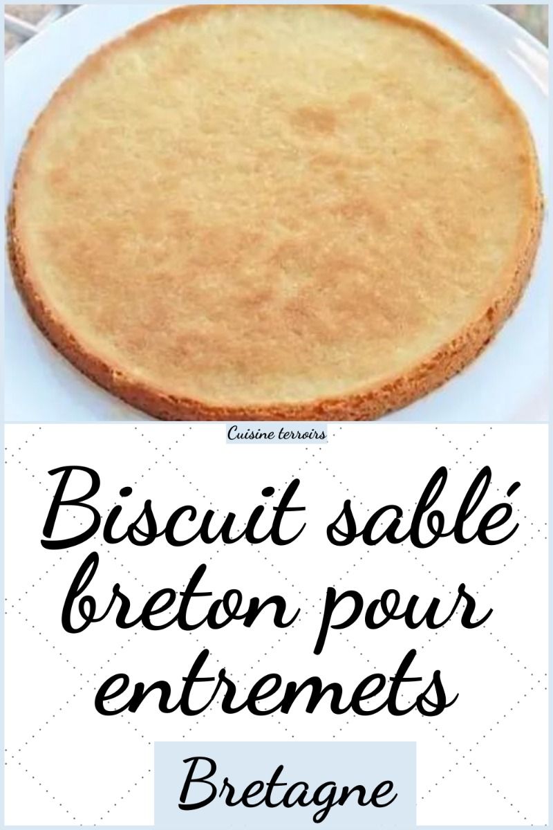 Délicieux sablés bretons maison