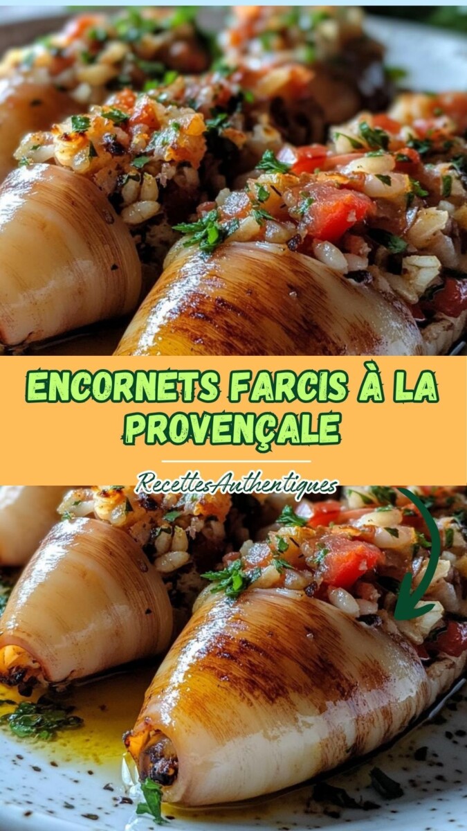 Recette traditionnelle encornets farcis