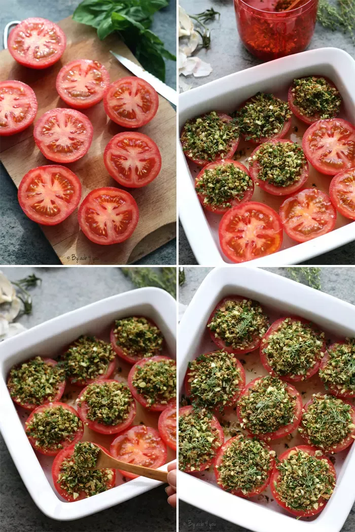 Saveurs tomates provençales fraîches
