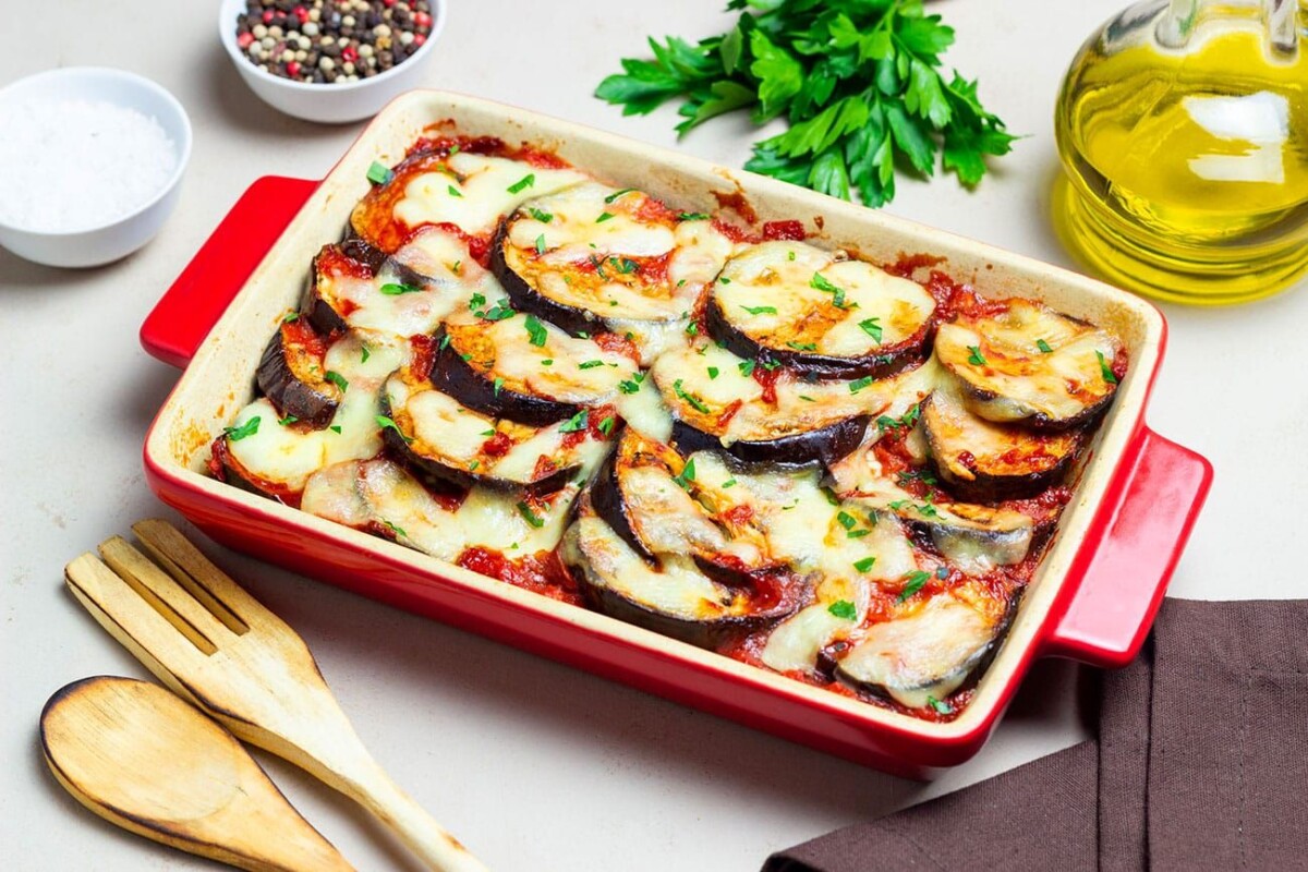 Gratin d'aubergine savoureux