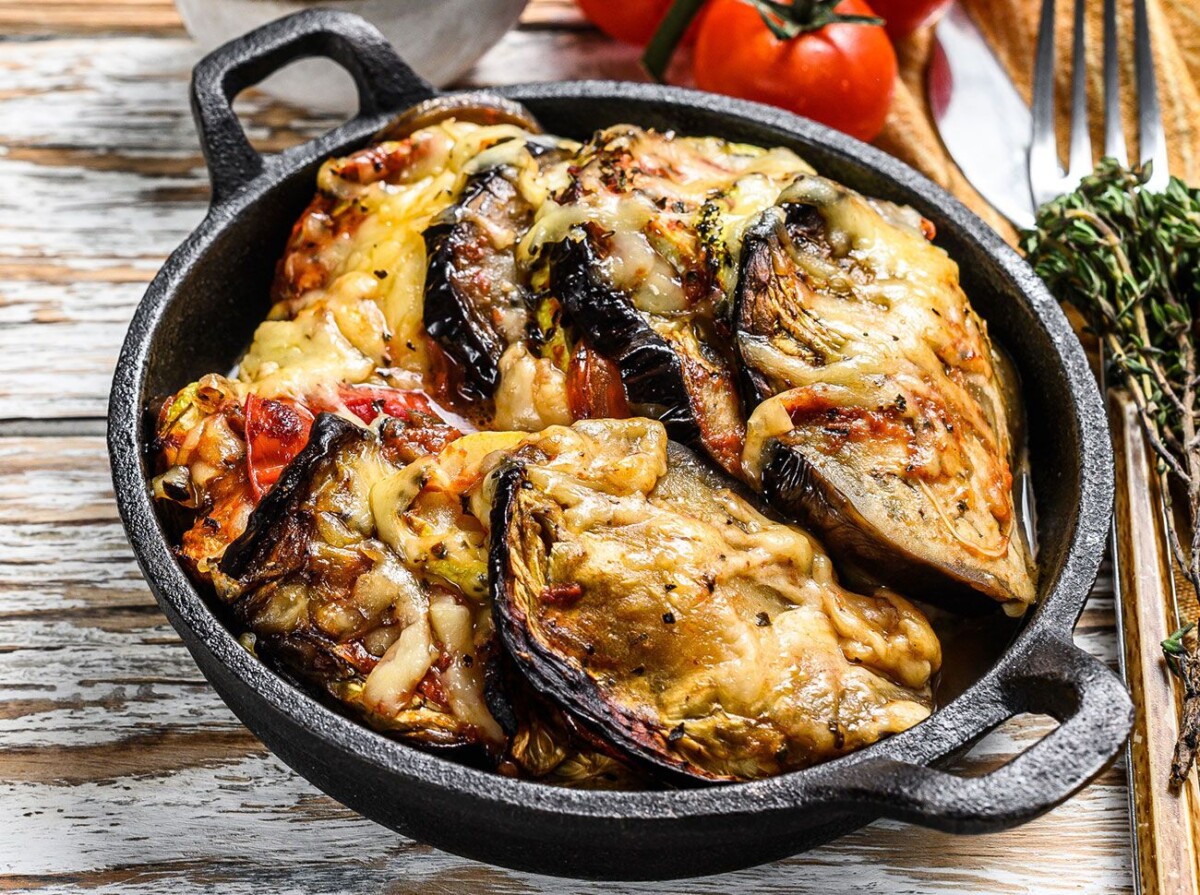 Gratin d'aubergine savoureux