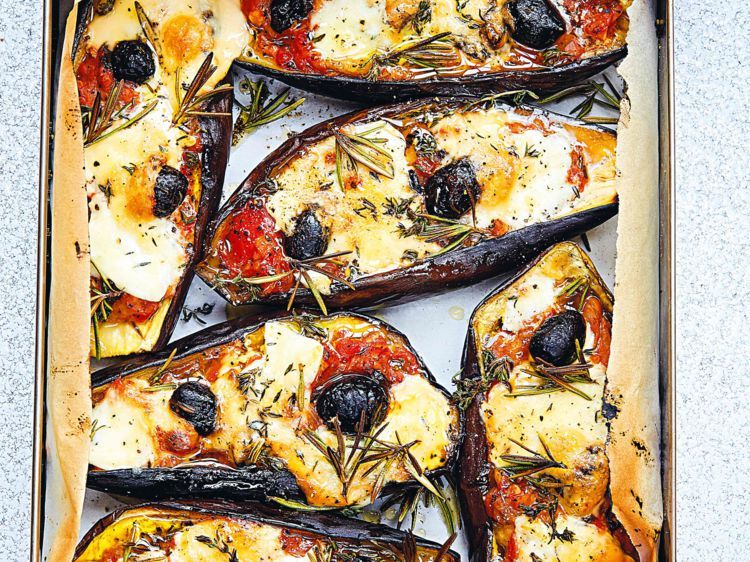 Plat provençal aux aubergines