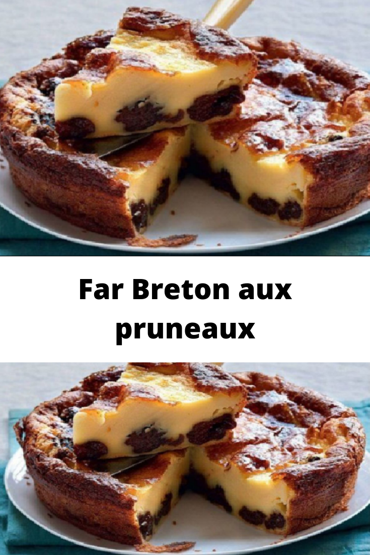 Délicieux far breton traditionnel