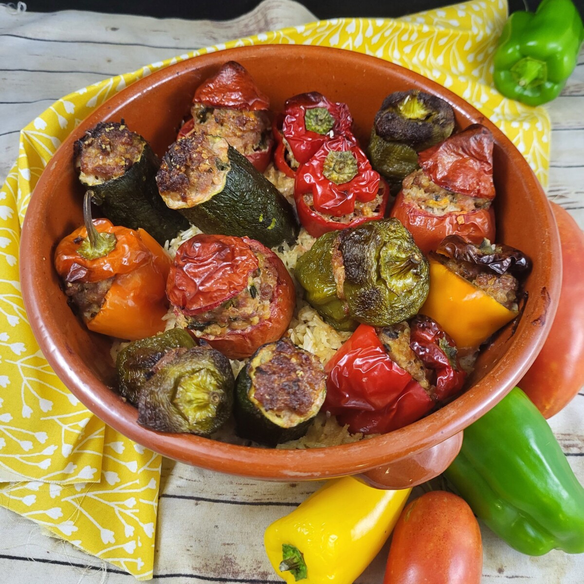 Plat estival farcis provençaux