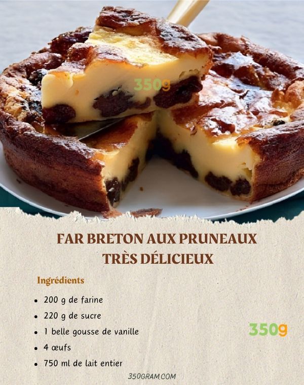 Dessert breton de grand-mère