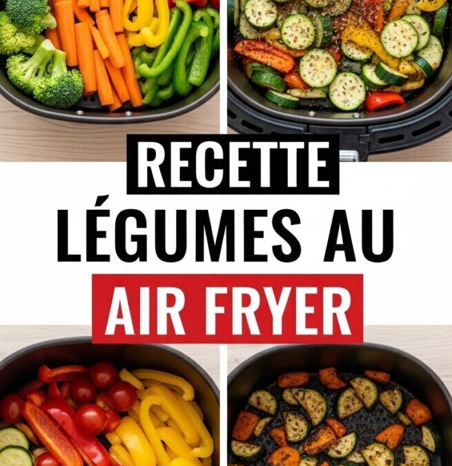 Légumes à l’Air Fryer : le guide complet (croustillant, températures, tableau)