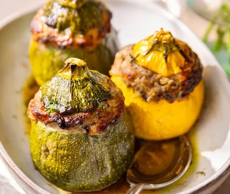 Recette de courgette ronde farcie végétarienne : originalité et saveurs en cuisine