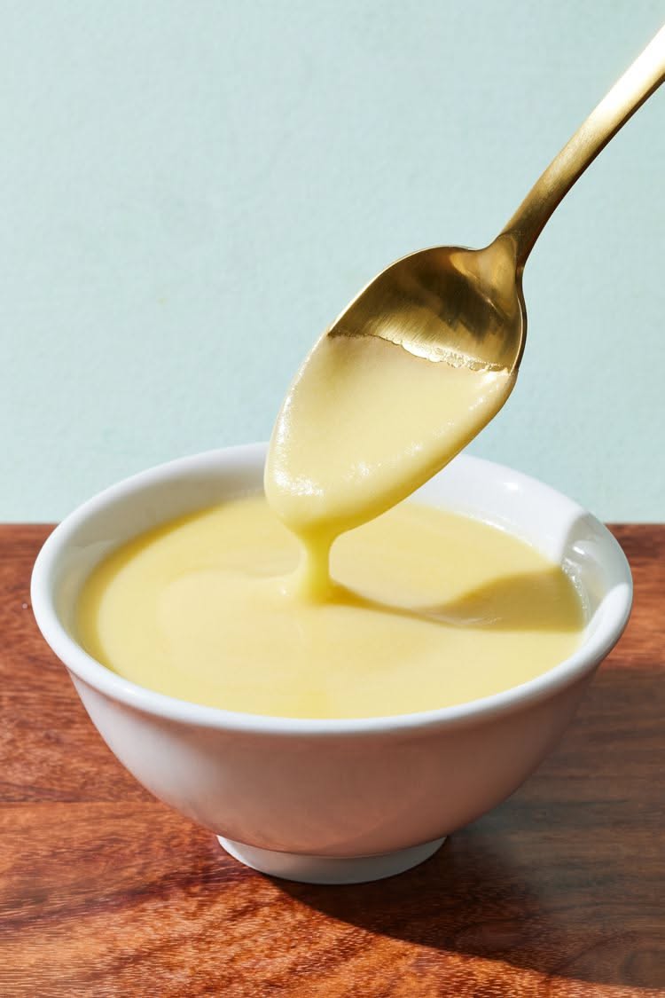 Mesure crème anglaise onctueuse