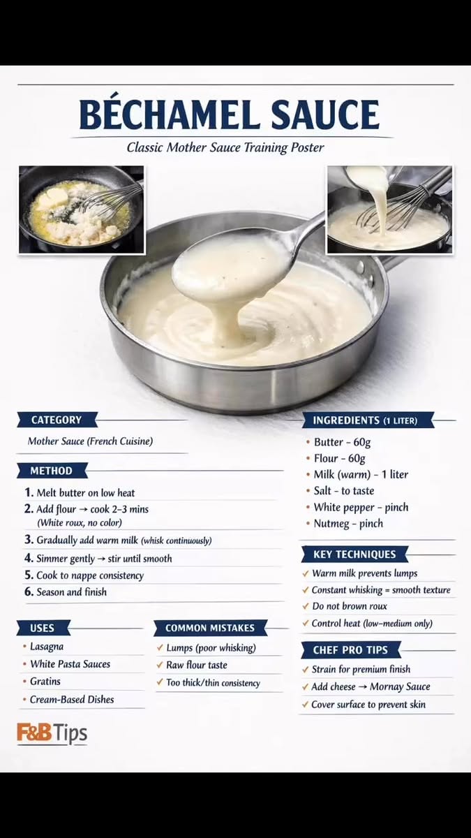 100ml en g béchamel