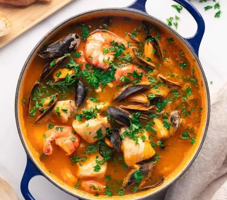 1 l en kg : Soupe de poisson savoureuse