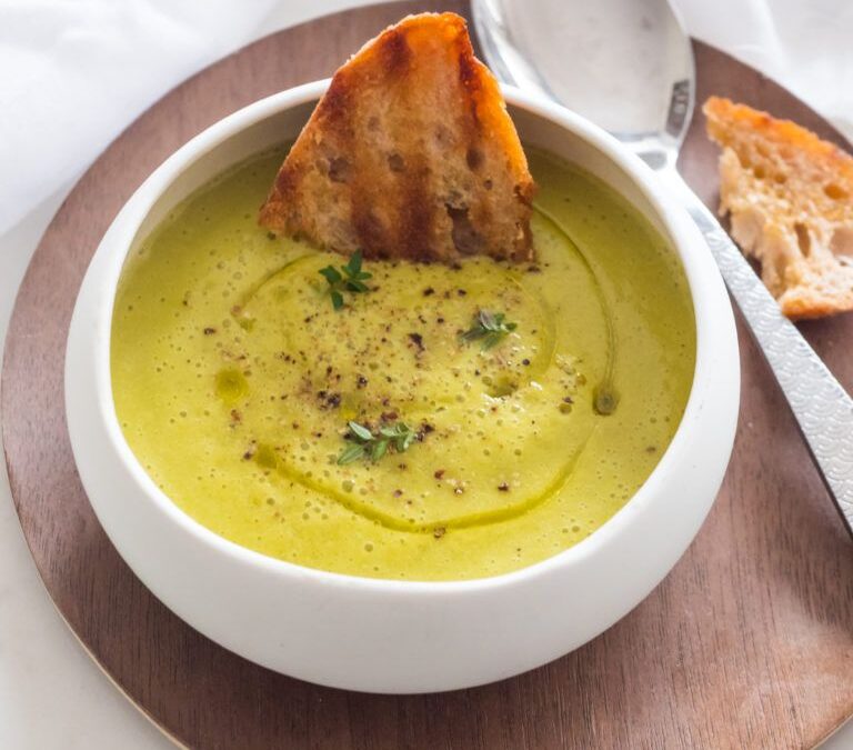 L kg : Velouté de courgettes léger
