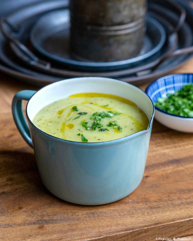 Soupe courgettes légère