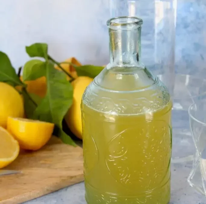 Litre en g : Sirop de citron rafraîchissant