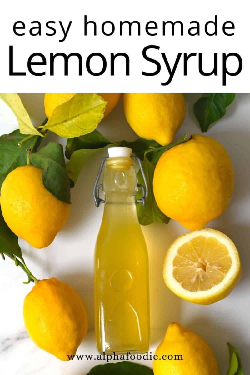 Sirop citron litre en g