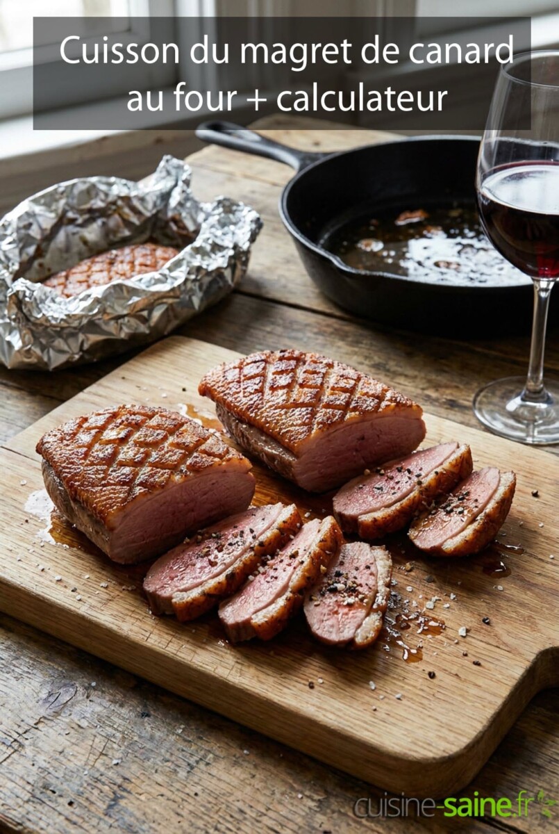 Cuisson magret de canard parfaite