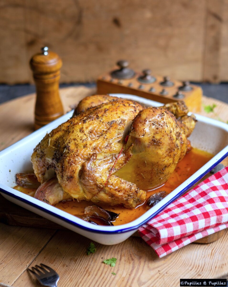 Four temps poulet rôti