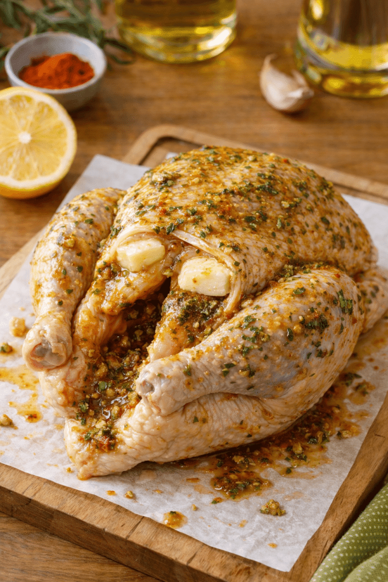 Cuisson poulet selon poids