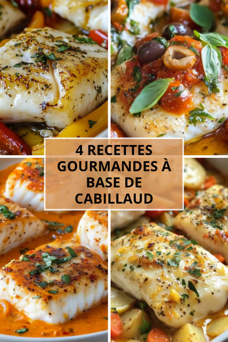 Cuisson cabillaud au four