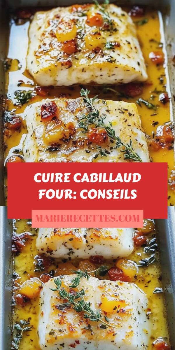 Astuces cuisson cabillaud four