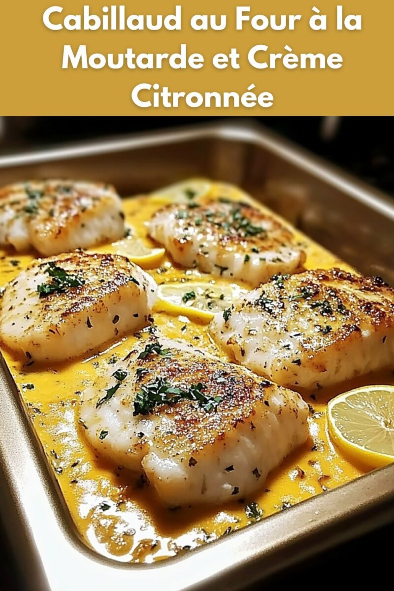Recette cabillaud four facile