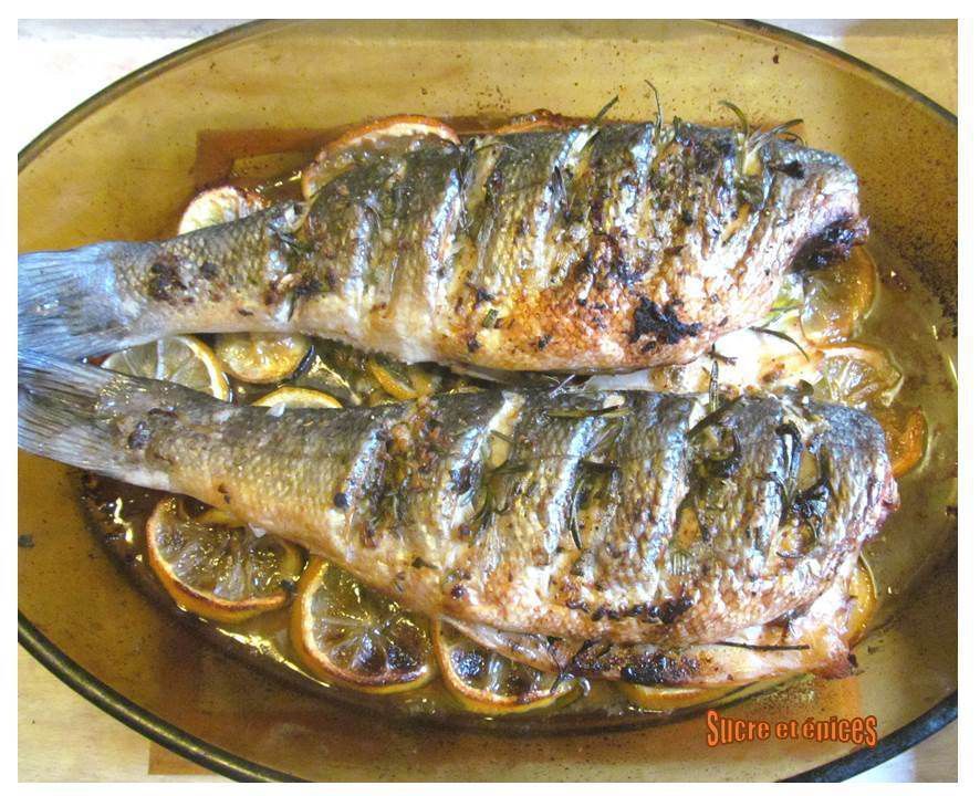 Cuisson du bar entier