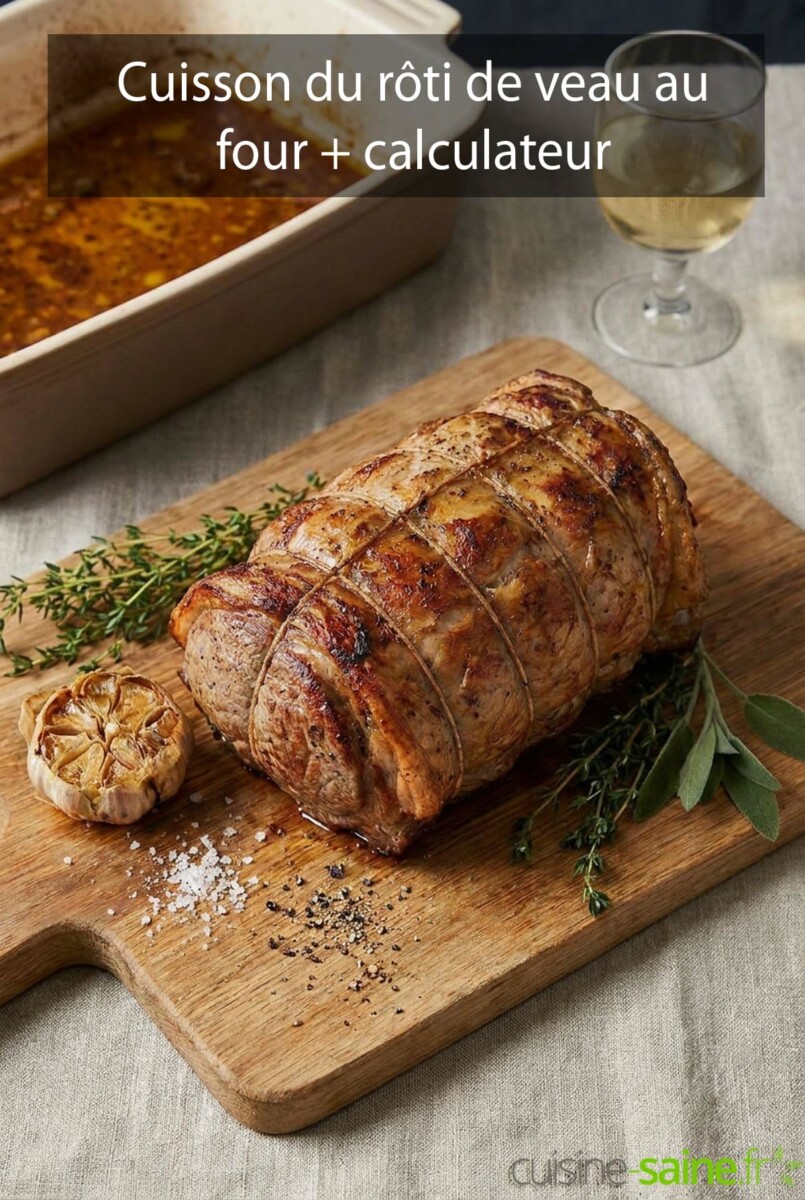 Cuisson parfaite rôti de veau