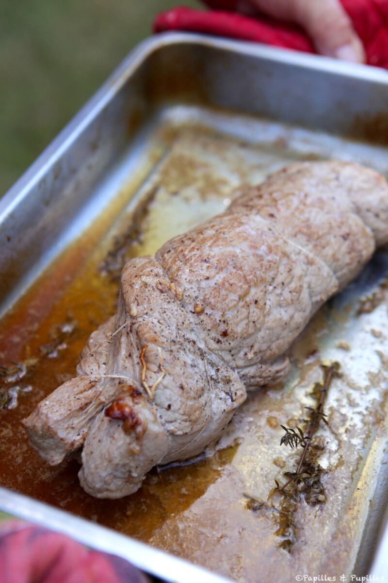 Cuisson parfaite rôti de veau