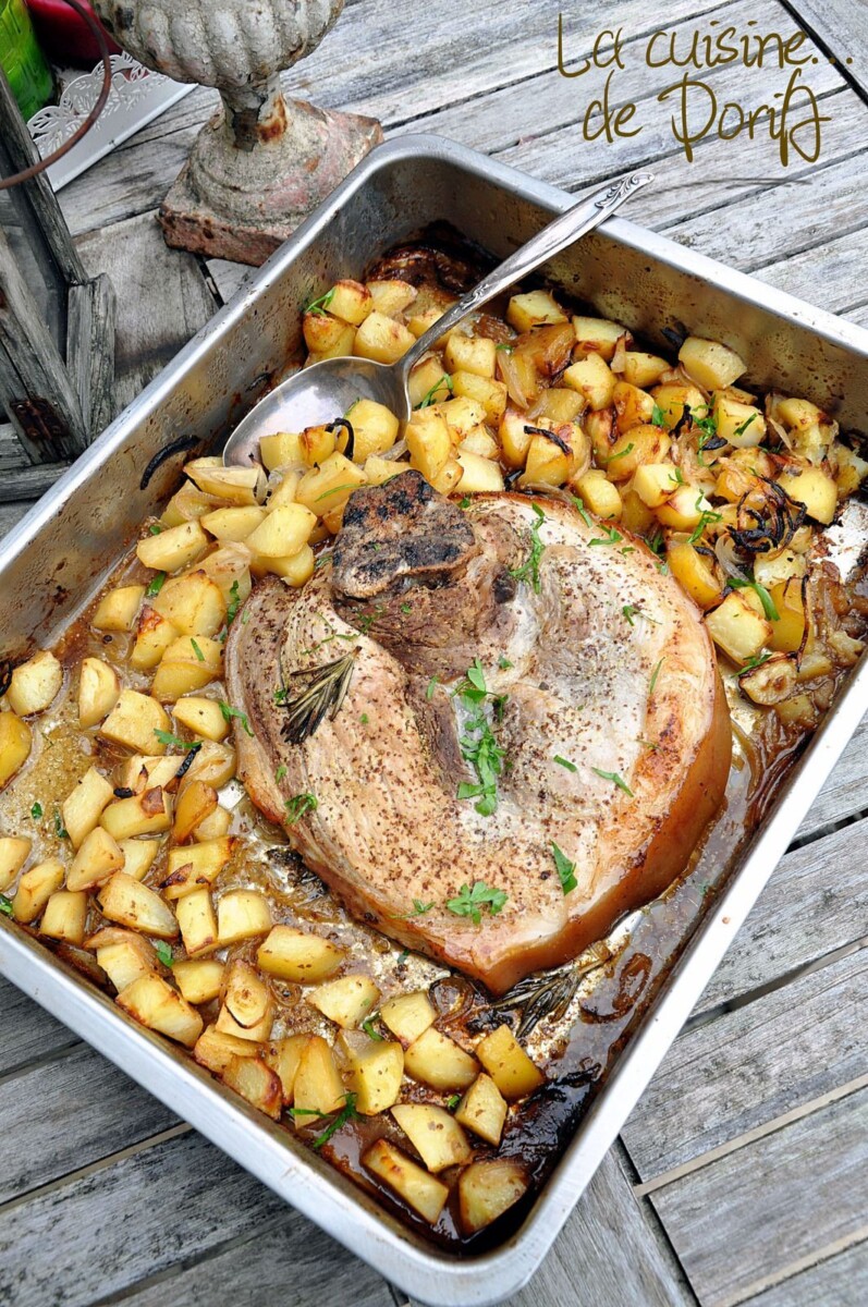 Rouelle de porc au four