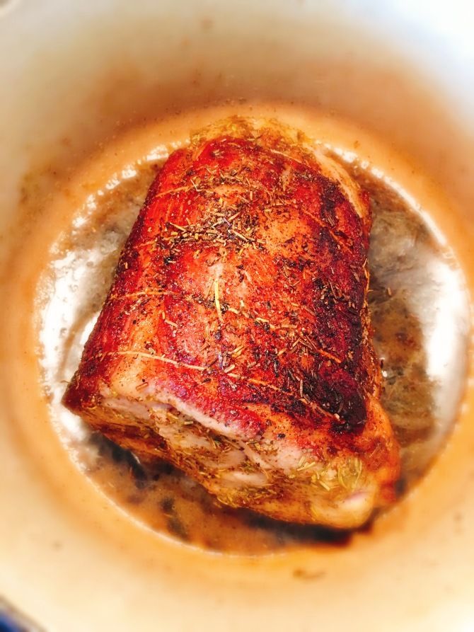 Four cuisson lente porc