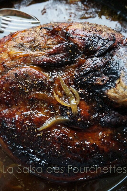 Rouelle de porc au four
