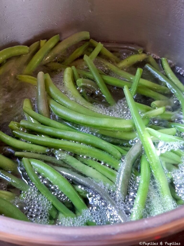 Durée cuisson haricots verts
