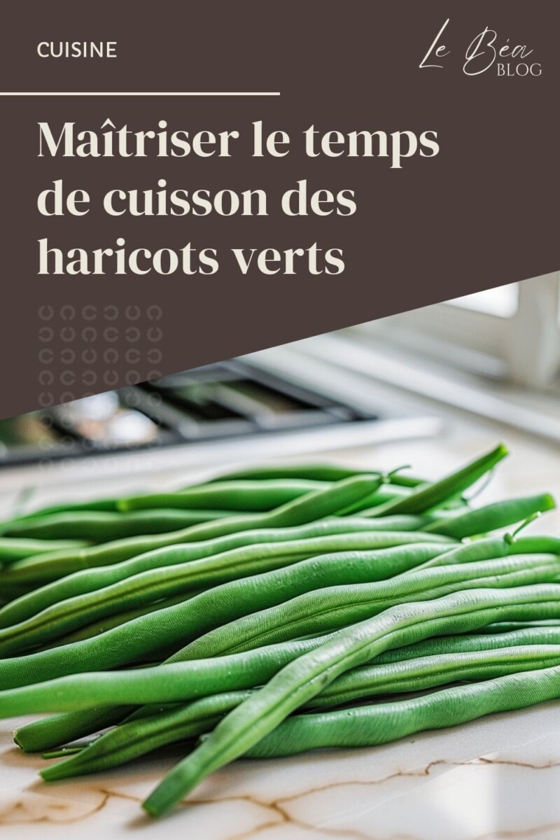 Cuisson vapeur haricots verts