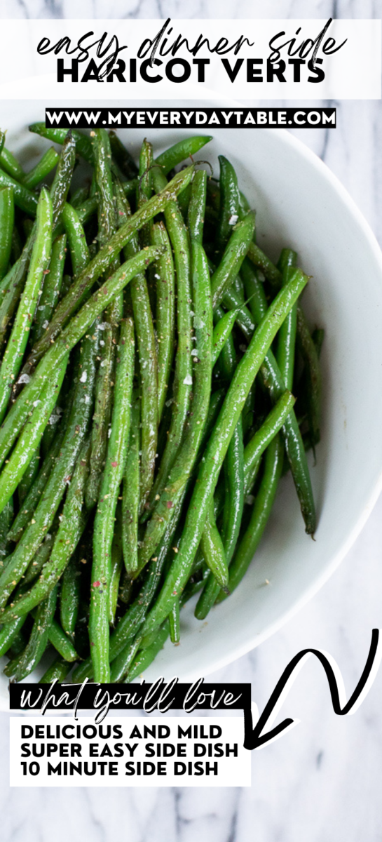Cuisson vapeur haricots verts